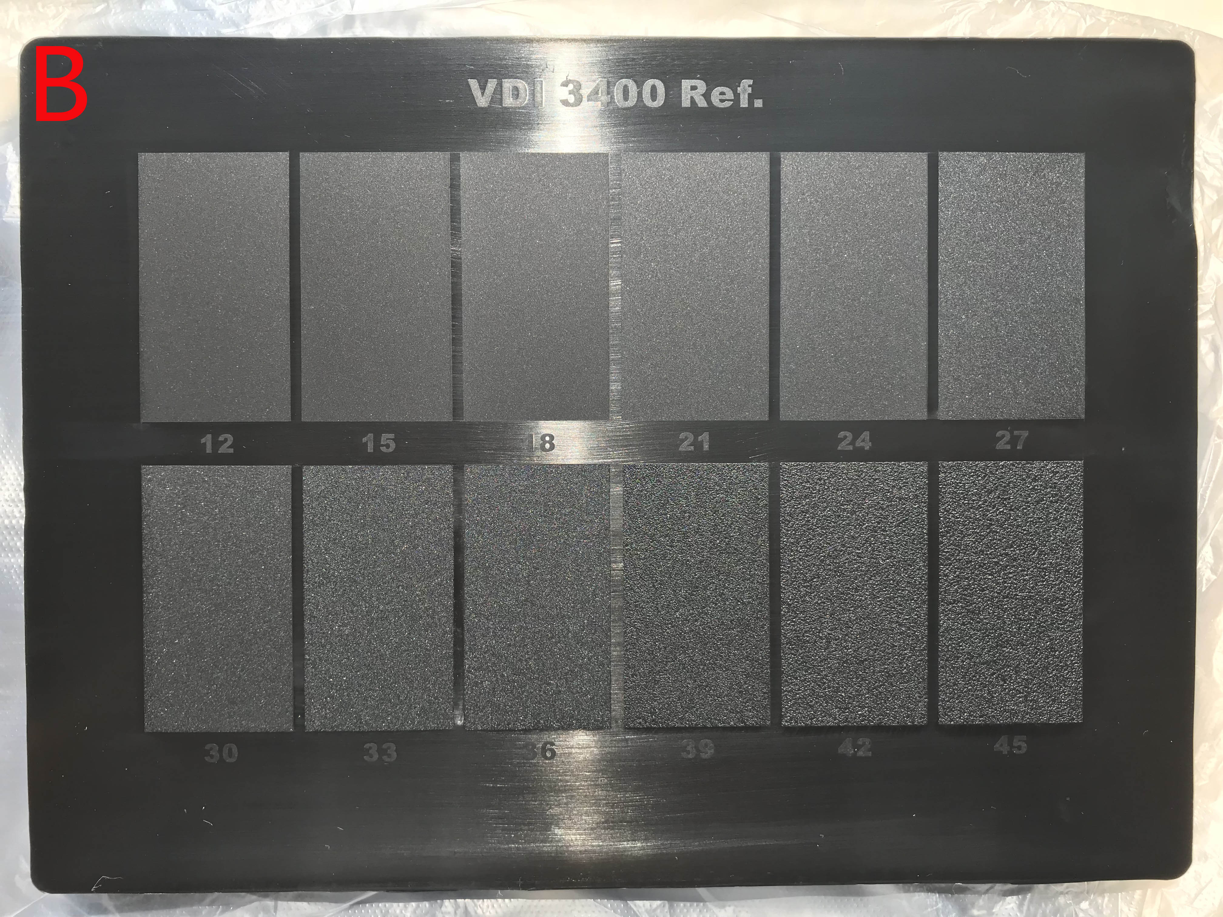 Plastic Surface Finish Chart