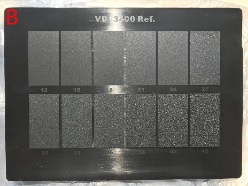 VDI3400 Finish Standard scale